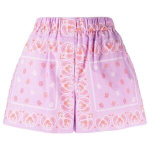 💕MAJE💕 Ipana Shorts ~ Bandana Rose Print 38 EU NWT